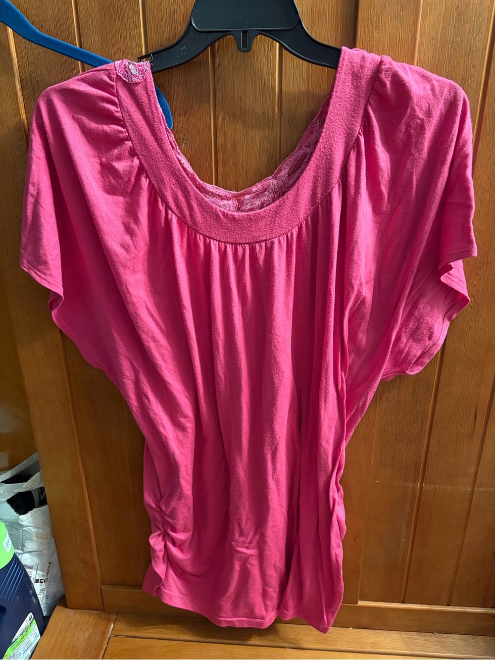 Deb Pink Dolman Sleeve Blouse 3x